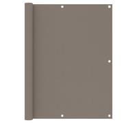 Vidaxl Écran De Balcon Taupe 120x400 Cm Tissu Oxford