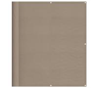 vidaXL Écran de balcon Taupe 120 x 700 cm 100% polyester Oxford