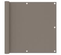 Vidaxl Écran De Balcon Taupe 90x600 Cm Tissu Oxford