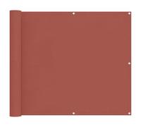 Vidaxl Écran De Balcon Terre Cuite 100 X 400 Cm Tissu Oxford