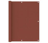 vidaXL Balkonscherm 120x600 cm oxford stof terracotta134983 G