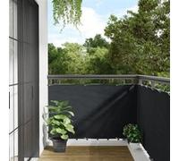 vidaXL Écran de balcon 42326 Tissu Oxford Anthracite Brise-vue