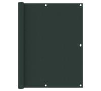 Vidaxl Écran De Balcon Vert Foncé 120x400 Cm Tissu Oxford Vert