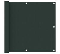 vidaXL Écran de balcon Vert foncé 90x300 cm Tissu Oxford