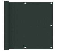 Vidaxl Écran De Balcon Vert Foncé 90x400 Cm Tissu Oxford Vert