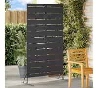 vidaXL Écran de confidentialité 868563 – Acier noir 100 x 50 x 180 cm