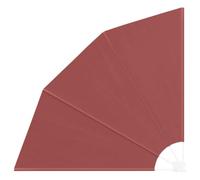 vidaXL Écran de confidentialité, Couleur Terracotta, 160 cm, en Acier laqué. Il est résistant aux UV et a Un Design Pliable en éventail, Parfait pour l'été sur Le Balcon, Le Jardin ou la terrasse. St