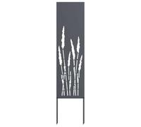 Écran de confidentialité de jardin - vidaXL - Anthracite - 32x140 cm - Acier laminé à froid - Design moderne