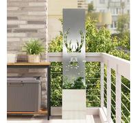 vidaXL Écran de confidentialité de Jardin Argent 32 x 140 cm, Jardin et terrasse, séparateur Moderne, décorations stylées, écran de confidentialité Chic, Enceinte contemporaine