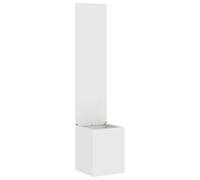 vidaXL Écran de confidentialité de Jardin Fretwork Blanc 32 x 140 cm, Jardin et terrasse, séparateur Moderne, décorations stylées, écran de confidentialité Chic, Enceinte contemporaine