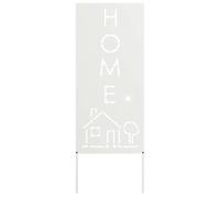vidaXL Écran de confidentialité de Jardin Fretwork Blanc 50 x 140 cm, Clôture de Jardin et terrasse, Rectangle Moderne, écran extérieur, Accents décoratifs, barrière Pratique