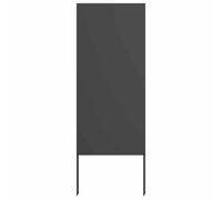 vidaXL Écran de confidentialité de jardin acier noir 50 x 140 cm