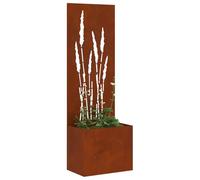 vidaXL Écran de confidentialité de Jardin Fretwork Rouillé 50 x 140 cm, Jardin et terrasse, Séparateur extérieur Moderne, Décorations, Écran de Vie privée stylé, Structure contemporaine