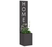 Vidaxl Écran De Confidentialité De Jardin Fretwork Noir 32 X 140 Cm