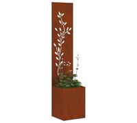 vidaXL Écran de confidentialité de jardin Floral rouillé 32 x 140 cm
