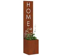 vidaXL Écran de confidentialité de Jardin Rouillé 32 x 32 x 150 cm, Inlays décoratifs, écran Moderne de Jardin et terrasse, séparateur de Vie privée, Panneau paysager extérieur