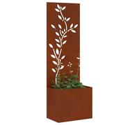 vidaXL Écran de jardin Jardinier avec panneau décoratif rouillé 50 x 140 cm