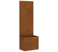 Vidaxl Écran De Confidentialité De Jardin Fretwork Rouillé 50 X 140 Cm