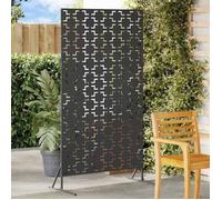 vidaXL Écran de confidentialité Noir 100 x 50 x 180 cm Acier 868577