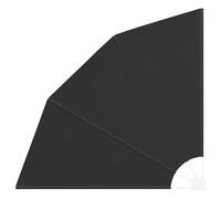 vidaXL Écran de confidentialité Pliable pour l'extérieur, Style éventail, en Polyester Anthracite, résistante aux UV, avec Un Cadre en métal Peint, 160 x 160 cm, Panneau de Balcon Pliable, idéal pour