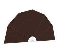 vidaXL Écran de confidentialité pour Balcon Ø 400 cm Polyester Marron