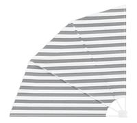 vidaXL Écran de confidentialité pour Balcon Anthracite et Blanc, Écran de Balcon Moderne, Durable, réglable, Pliable, résistant aux intempéries, Protection Jardin UV