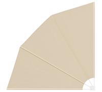 vidaXL Écran de confidentialité pour Balcon Beige 210 x 210 cm, Écran de Balcon Moderne, Durable, réglable, Pliable, résistant aux intempéries, Protection Jardin UV