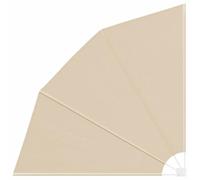 vidaXL Écran de confidentialité pour Balcon Beige 210 x 210 cm, Écran de Balcon Moderne, Durable, réglable, Pliable, résistant aux intempéries, Protection Jardin UV