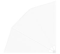 Vidaxl Écran De Confidentialité Pour Balcon Blanc 210 X 210 Cm Tissu