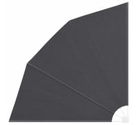 vidaXL Écran de confidentialité pour Balcon Noir 210 x 210 cm, Écran de Balcon Moderne, Durable, réglable, Pliable, résistant aux intempéries, Protection Jardin UV