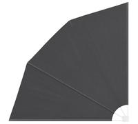 vidaXL Écran de confidentialité pour Balcon Noir 210 x 210 cm, Écran de Balcon Moderne, Durable, réglable, Pliable, résistant aux intempéries, Protection Jardin UV