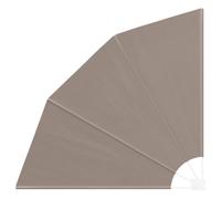 vidaXL Écran de confidentialité pour Balcon Taupe 160 x 160 cm, Écran de Balcon Moderne, Durable, réglable, Pliable, résistant aux intempéries, Protection Jardin UV