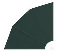 vidaXL Paravent Pliant pour Balcon en Vert foncé, 140 x 140 cm, avec Cadre en métal laqué résistant aux UV. Fabriqué en Polyester, C'est Un modèle Pliable idéal pour l'extérieur, Parfait pour créer d