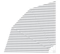 vidaXL Écran de confidentialité pour l'extérieur, Anthracite et Blanc, 210 cm, en Tissu Anti-UV, Qui se sépare, avec Un Cadre en Acier Peint, Pare-Soleil Ajustable.