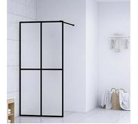 vidaXL Écran de douche 145692 Verre trempé dépoli 118x190 cm