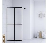 vidaXL Écran de douche Verre trempé dépoli 90x195 cm