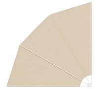 vidaXL Écran de Vie privée Dehors, 210 x 210 cm, en Forme de éventail. Tissu UV résistant, Cadre en Acier avec Finition en Poudre. Pliable, Portable, Parfait pour Balcon, terrasse, Jardin. Pare-solei