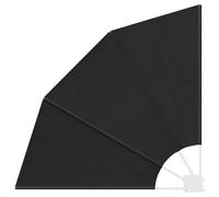 vidaXL Écran de Vie privée pour l'extérieur en Anthracite, 115 cm, avec Un Cadre en Acier recouvert de Poudre. Tissu en Polyester résistant aux UV, Design Pliable et rétractable, idéal pour Balcon et