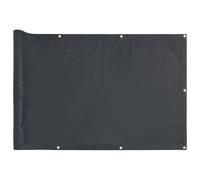 vidaXL Balkonscherm 600x75 cm PVC antracietkleurig4005375 G