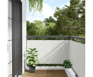 vidaXL Écran d'intimité de Balcon Blanc 800x120 cm PVC, Rouleau de clôture, Bande de clôture, écran de clôture d'intimité, écran de clôture