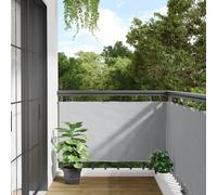 Vidaxl Écran D'intimité De Balcon Gris 300x75 Cm Pvc