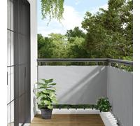 Vidaxl Écran D'intimité De Balcon Gris 500x75 Cm Pvc