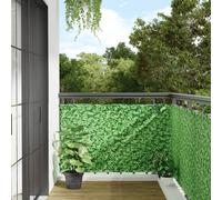 vidaXL Écran d'intimité de jardin aspect de plante vert 600x90 cm PVC