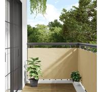 Écran d'intimité de balcon blanc 600x120 cm PVC rouleau de clôture vidaXL