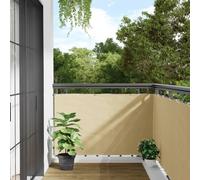 Vidaxl Écran D'intimité De Jardin Crème 600x90 Cm Pvc