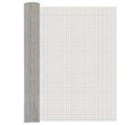 vidaXL Écran en Maille 80 x 200 cm 8 Mesh Acier Inoxydable 201 Argenté