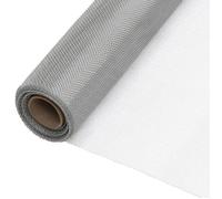 vidaXL Écran en treillis Acier inoxydable 60x500 cm Argenté