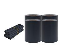 Vidaxl Écrans D'intimité De Jardin 4 Pcs Pvc 35x0,19 M Gris Foncé Mat Gris