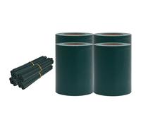 Vidaxl Écrans D'intimité De Jardin 4 Pcs Pvc 35x0,19 M Vert Mat Vert