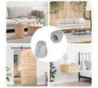 vidaXL Écrou 2 pcs Argenté M6 x 10 mm Fer